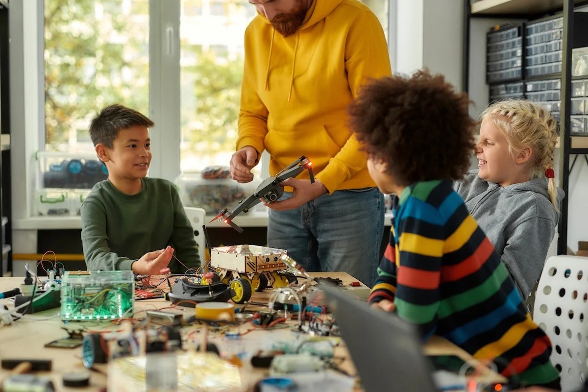 STEM drone education for students